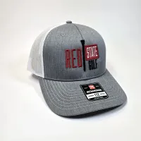 Red State Golf Logo Embroidered Hat (Standard Size)