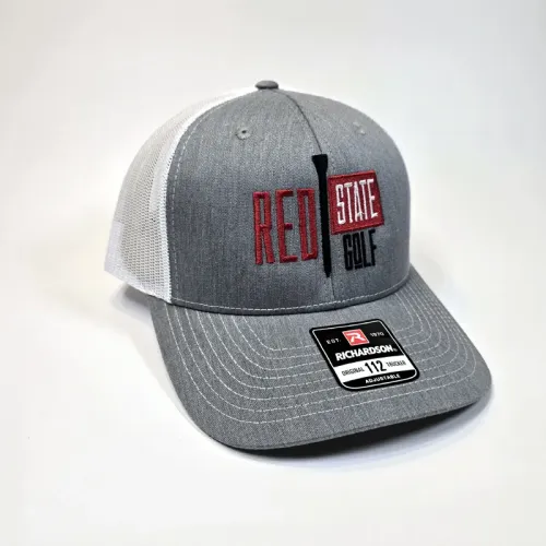 Red State Golf Logo Embroidered Hat (Standard Size)